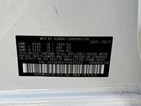 2017 Subaru Impreza Sport