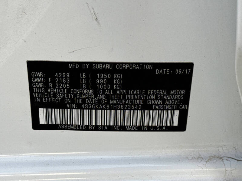 2017 Subaru Impreza Sport