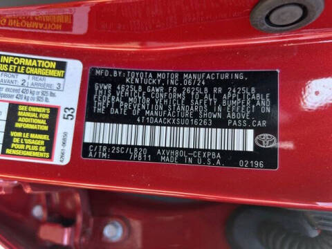 2025 Toyota Camry XSE