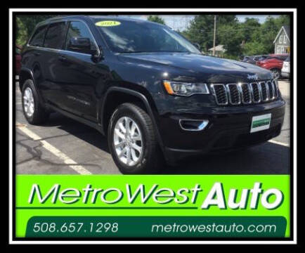 2021 Jeep Grand Cherokee for sale at Metro West Auto in Bellingham MA