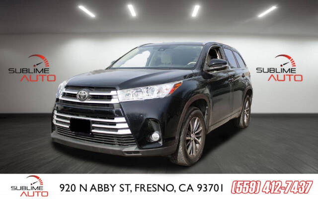 2017 Toyota Highlander for sale at SUBLIME AUTO in Fresno, CA