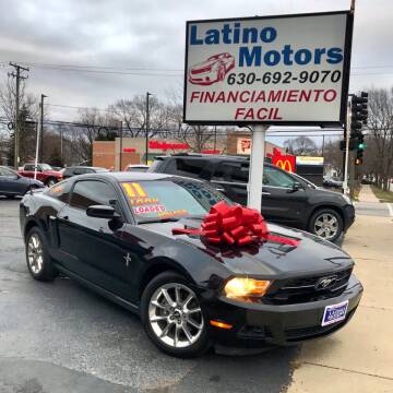 2011 Ford Mustang for sale at Latino Motors in Aurora IL