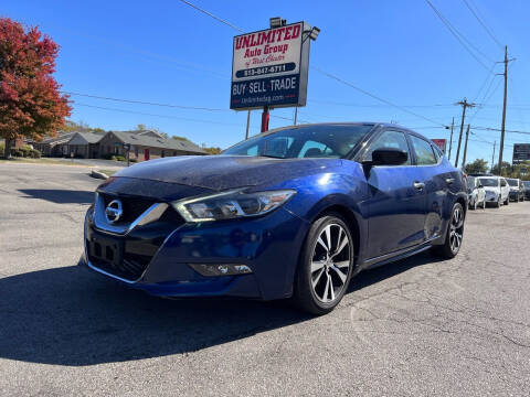 2016 Nissan Maxima for sale at Unlimited Auto Group in West Chester OH