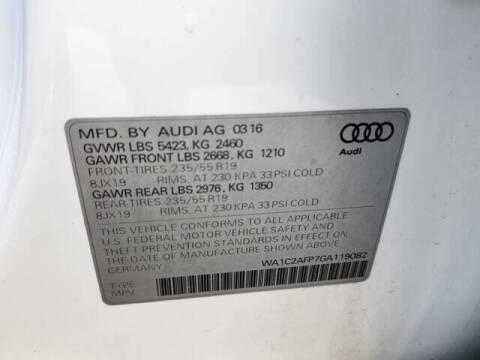 2016 Audi Q5 2.0T quattro Premium