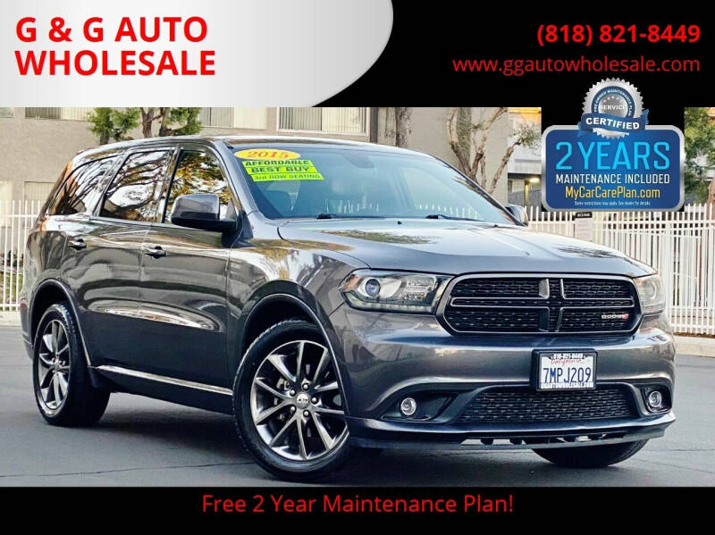 2015 Dodge Durango for sale at G & G AUTO WHOLESALE in North Hollywood CA