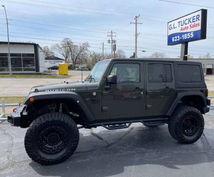 2015 Jeep Wrangler Unlimited for sale at G L TUCKER AUTO SALES in Joplin MO