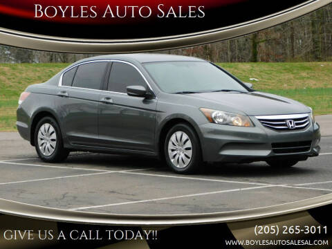 2011 Honda Accord for sale at Boyles Auto Sales in Jasper AL