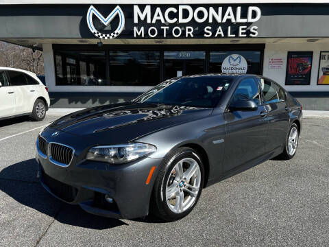 2016 BMW 5 Series for sale at MacDonald Motor Sales in High Point NC