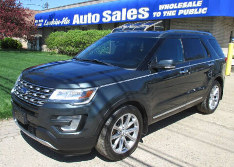 2016 Ford Explorer for sale at Lookin-Nu Auto Sales in Waterford MI