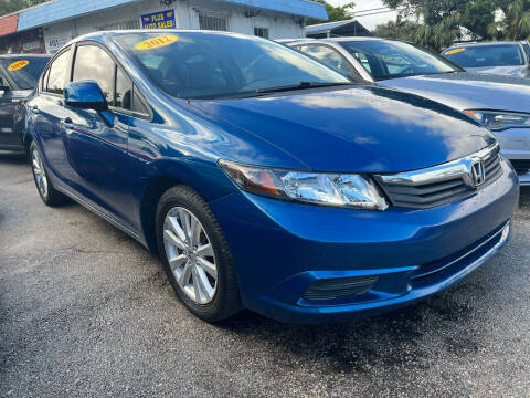 2012 Honda Civic for sale at Plus Auto Sales in West Park FL