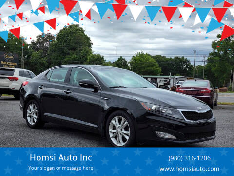 2013 Kia Optima for sale at Homsi Auto Inc in Kannapolis NC