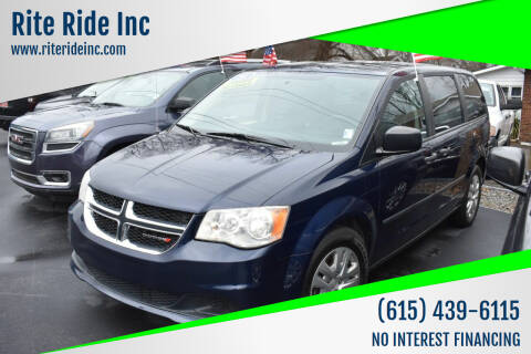 2016 Dodge Grand Caravan for sale at Rite Ride Inc in Murfreesboro TN