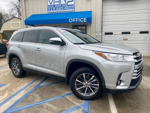 2019 Toyota Highlander for sale at Van 2 Auto Sales Inc in Siler City NC