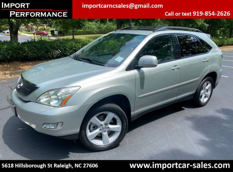 2007 Lexus RX 350 for sale at Import Performance Sales in Raleigh NC