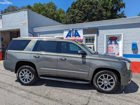 2017 GMC Yukon for sale at A&A Auto Sales in Fuquay Varina NC