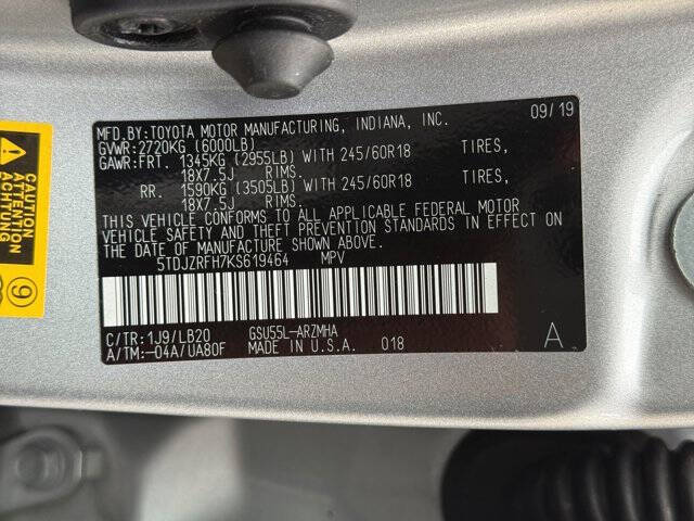 2019 Toyota Highlander XLE