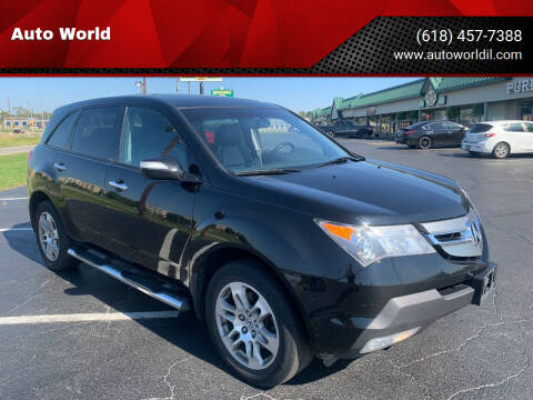 2009 Acura MDX for sale at Auto World in Carbondale IL