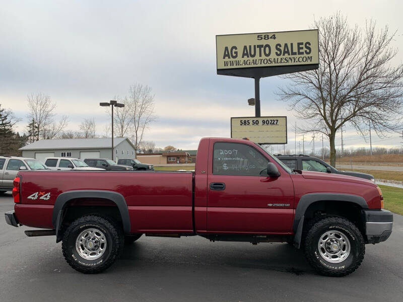 2007 Chevrolet Silverado 2500HD Classic for sale at AG Auto Sales in Ontario NY