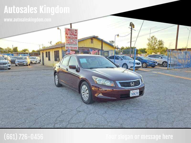2009 Honda Accord for sale at Autosales Kingdom in Lancaster CA