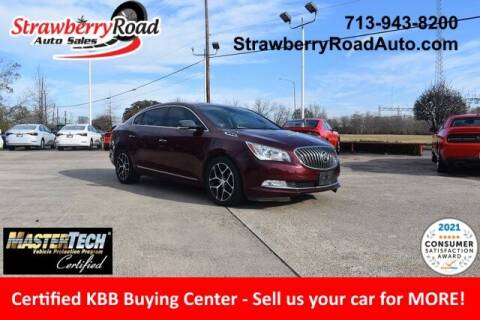 2016 Buick LaCrosse for sale at Strawberry Road Auto Sales in Pasadena TX
