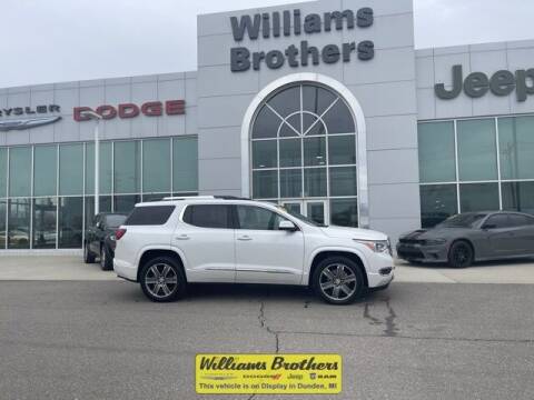 2017 GMC Acadia for sale at Williams Brothers - Pre-Owned Monroe in Monroe MI