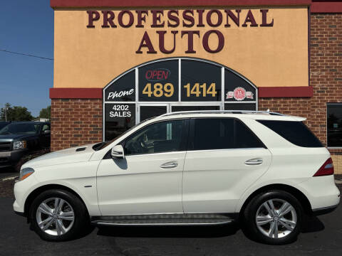 2012 Mercedes-Benz M-Class for sale at Professional Auto Sales & Service in Fort Wayne IN