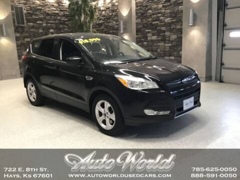2016 Ford Escape for sale at Auto World Used Cars in Hays KS
