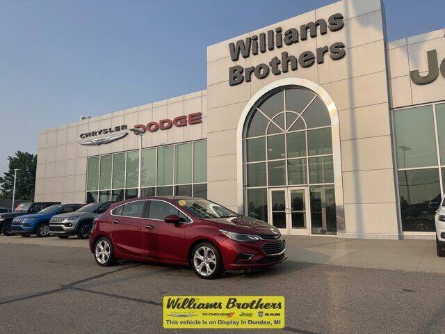 2017 Chevrolet Cruze for sale at Williams Brothers Pre-Owned Clinton in Clinton MI