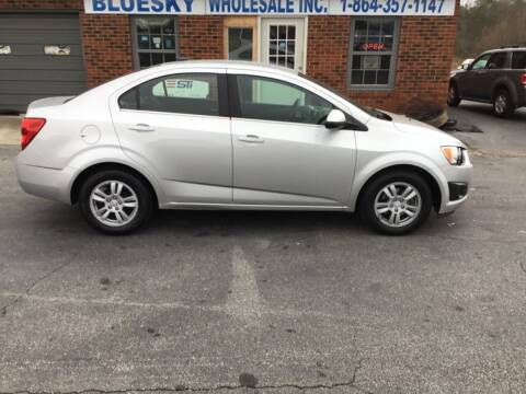 2014 Chevrolet Sonic for sale at BlueSky Wholesale Inc in Chesnee SC