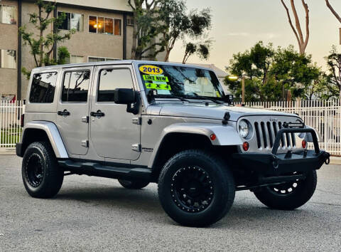 2013 Jeep Wrangler Unlimited for sale at G & G AUTO WHOLESALE in North Hollywood CA