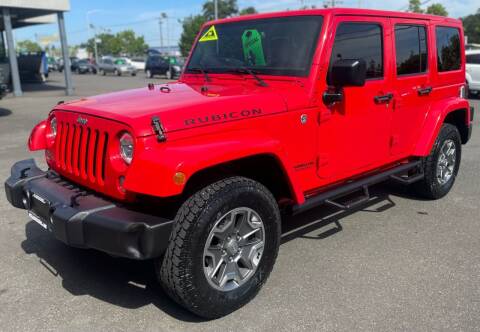 2015 Jeep Wrangler Unlimited for sale at Vista Auto Sales in Lakewood WA