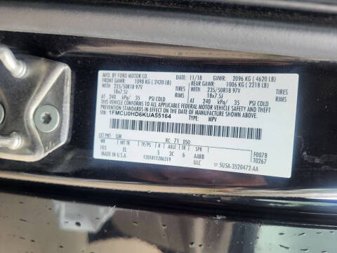 2019 Ford Escape SEL