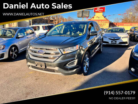 2015 Ford Edge for sale at Daniel Auto Sales in Yonkers NY