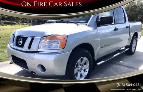 2008 Nissan Titan for sale at On Fire Car Sales in Tampa FL