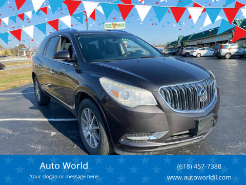 2013 Buick Enclave for sale at Auto World in Carbondale IL