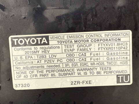 2015 Toyota Prius Three