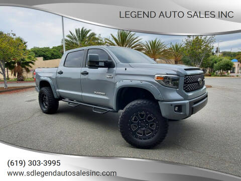 2018 Toyota Tundra for sale at Legend Auto Sales Inc in Lemon Grove CA