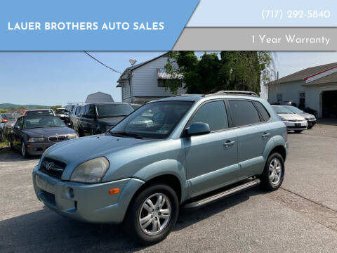 2008 Hyundai Tucson for sale at LAUER BROTHERS AUTO SALES in Dover PA