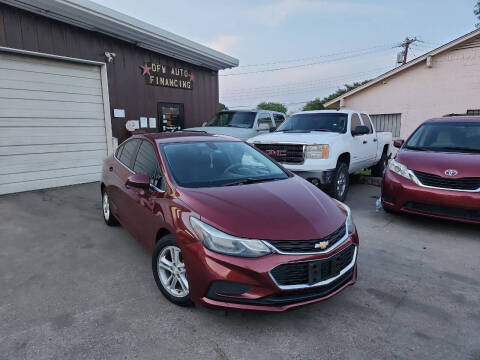 2016 Chevrolet Cruze for sale at DFW AUTO FINANCING LLC in Dallas TX