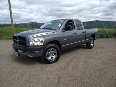 2007 Dodge Ram Pickup 1500 for sale at M AND S CAR SALES LLC in Independence OR