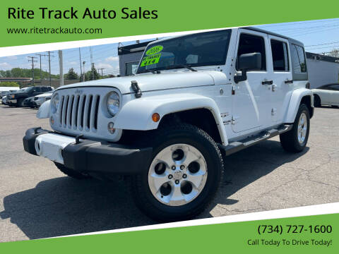 2016 Jeep Wrangler Unlimited for sale at Rite Track Auto Sales - Wayne in Wayne MI