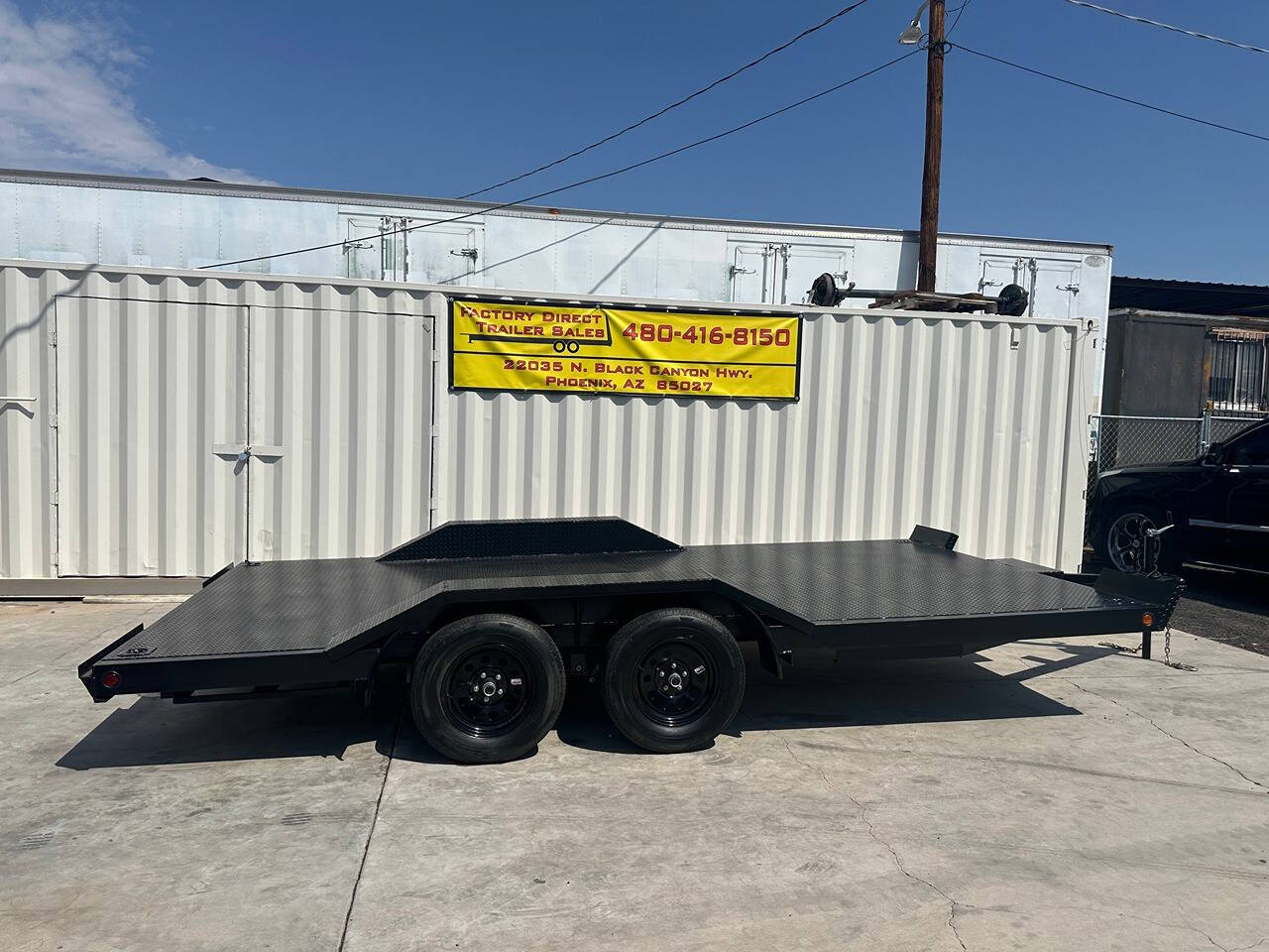 2025 Polestar 18' Steel Bed Drive Over Fender Car Hauler for sale at Factory Direct Trailer Sales in Phoenix, AZ