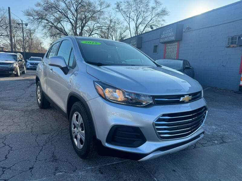 2018 Chevrolet Trax for sale at Alliance Motors in Detroit MI