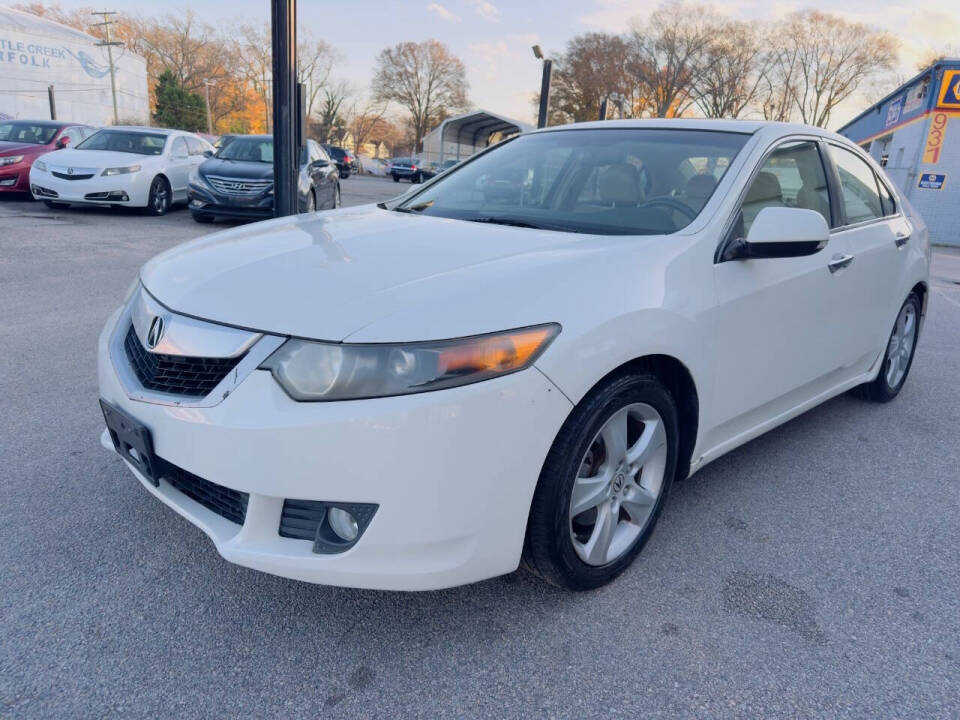 2010 Acura TSX for sale at Omega Auto Sales in NORFOLK, VA