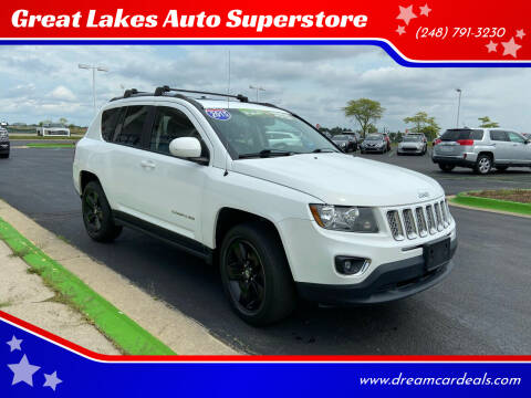 2015 Jeep Compass for sale at Great Lakes Auto Superstore in Waterford Township MI