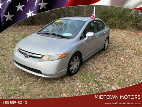 2008 Honda Civic for sale at Midtown Motors in Greenbrier TN