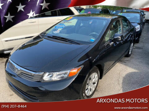 2012 Honda Civic for sale at ARXONDAS MOTORS in Yonkers NY