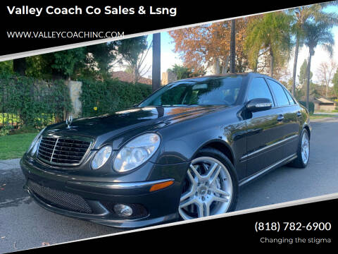2003 Mercedes-Benz E-Class for sale at Valley Coach Co Sales & Lsng in Van Nuys CA