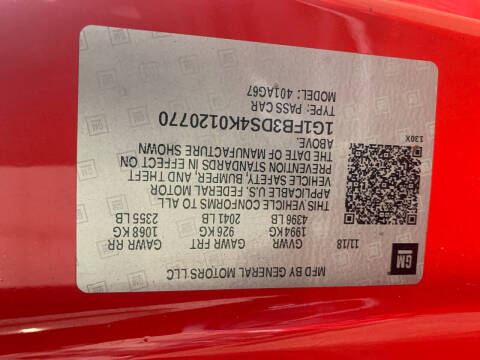 2019 Chevrolet Camaro LT