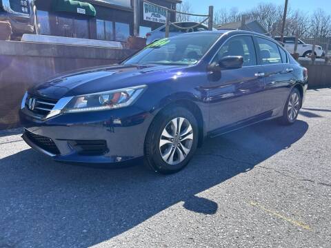 2014 Honda Accord for sale at WORKMAN AUTO INC in Bellefonte PA